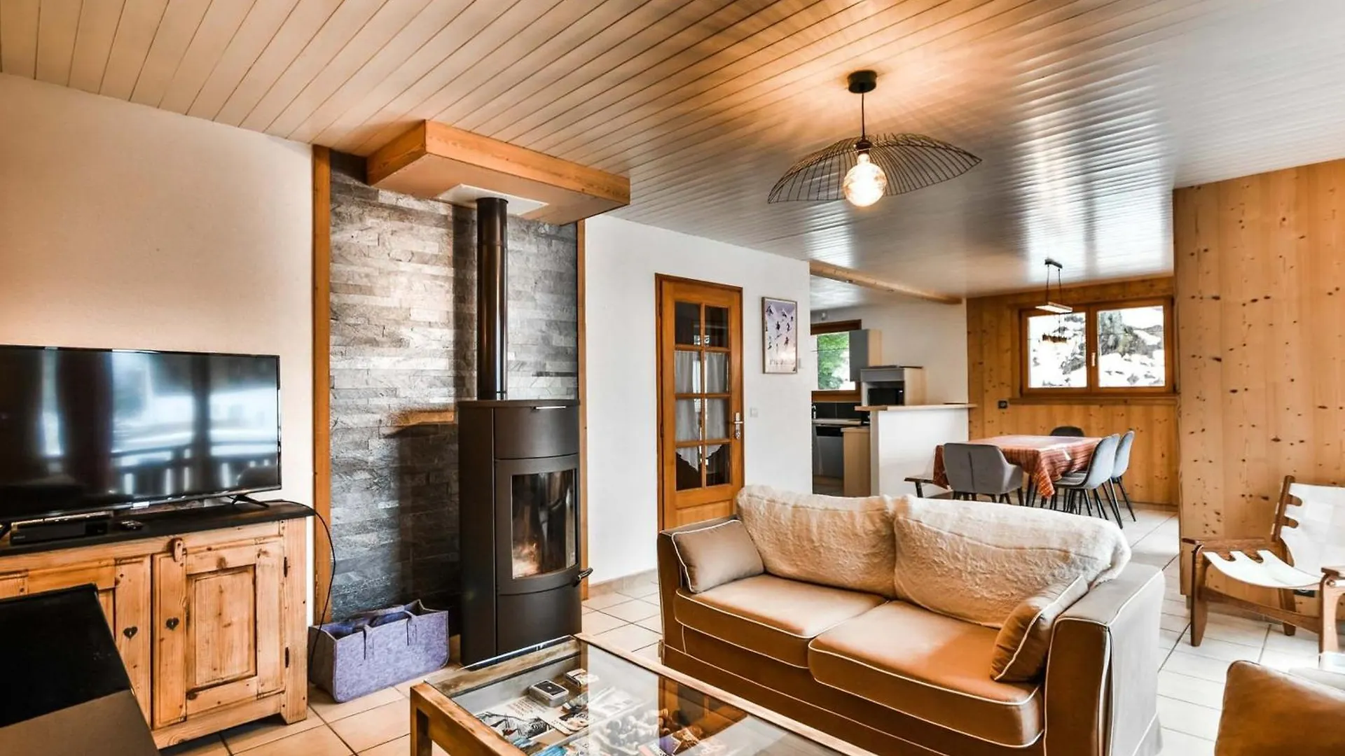 Chalet Familial Confortable 7 Pers, 800M Des Pistes, Terrasse, Parking, Wifi, Equipements Modernes - Fr-1-685-77 Les Gets